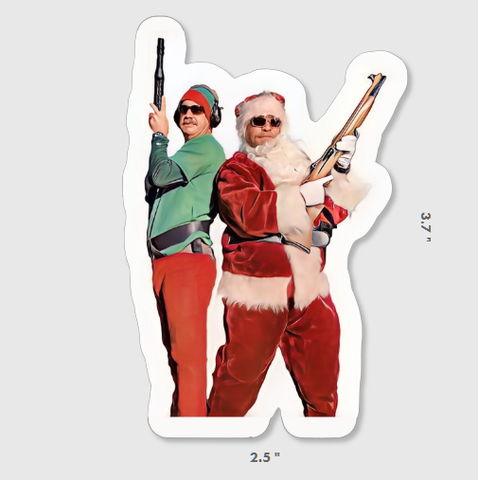 Yeager and Tim Christmas Sticker!